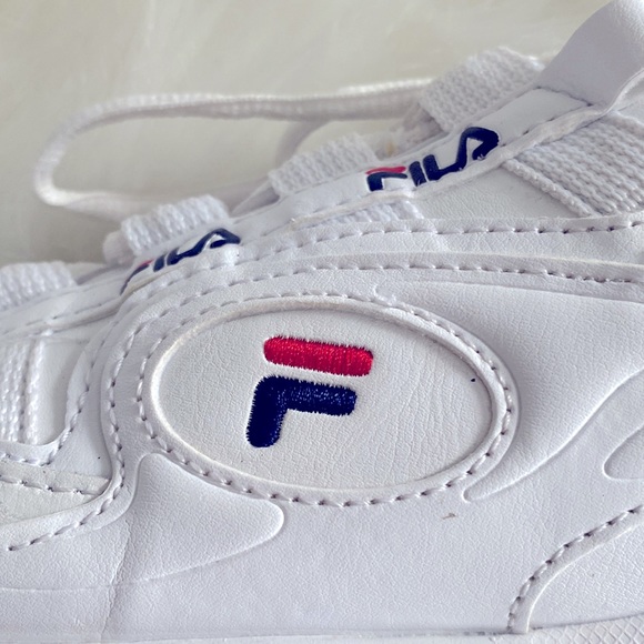 FILA Disruptor White Trainers Size -8.5 - Picture 10 of 12
